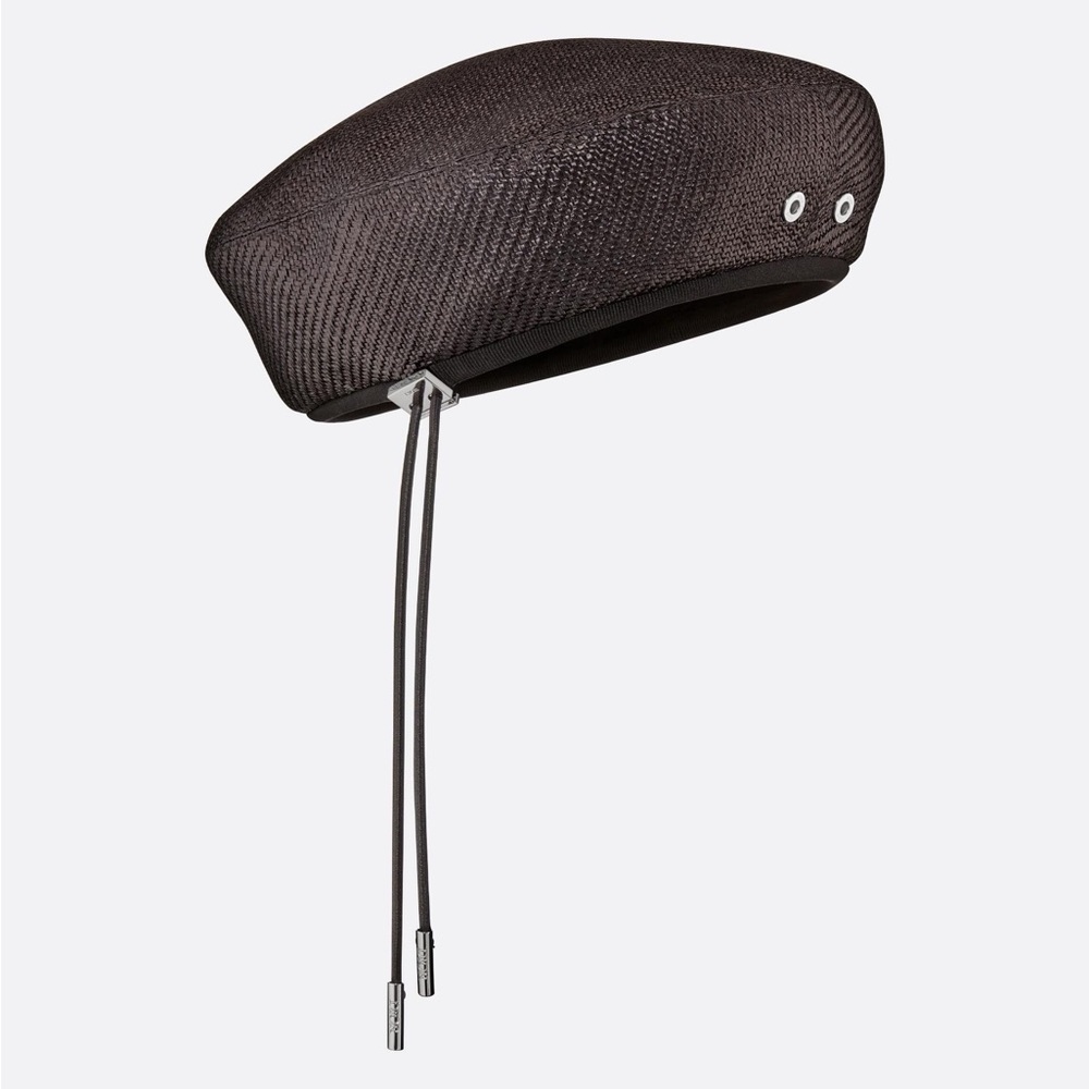 Christian Dior Black Beret Hat Men / Unisex 2021 spring summer